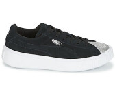 puma suede platform bambino arancione