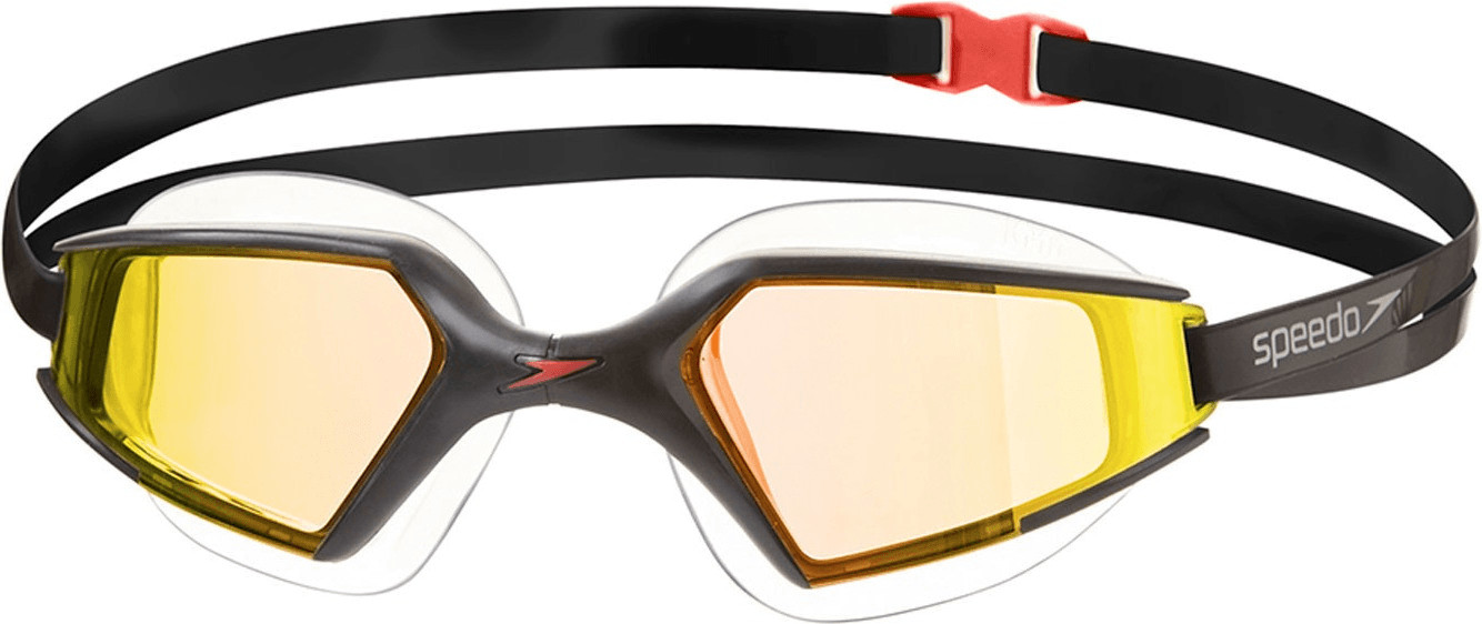 Speedo Aquapulse Max Mirror 2 IQfit black/orange