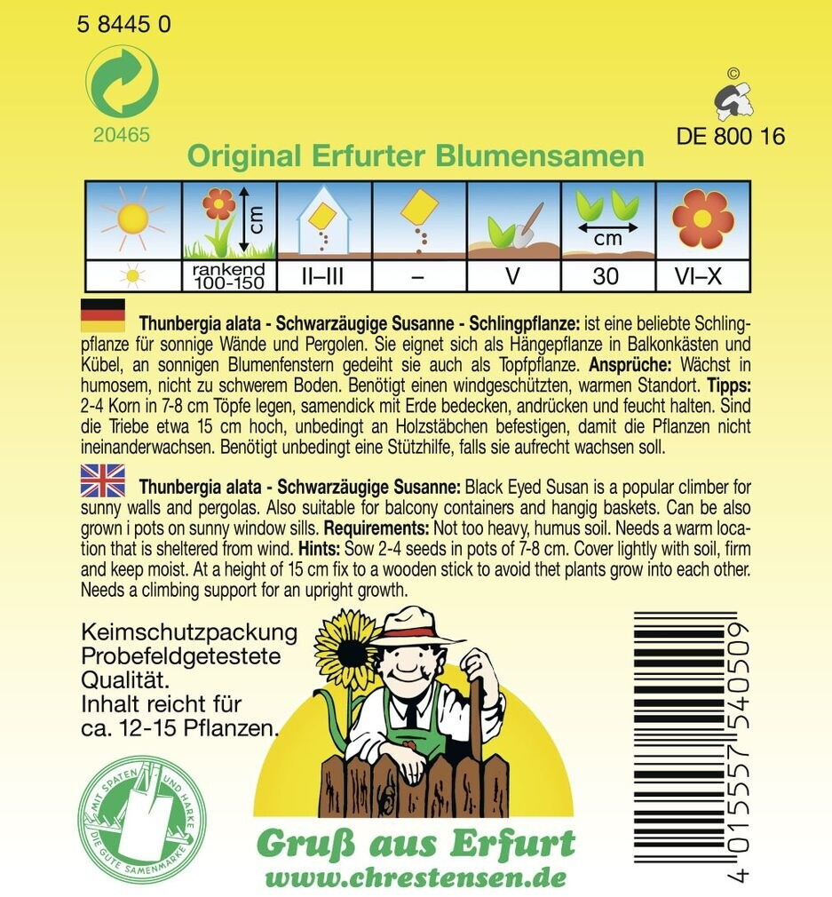 Chrestensen Chrestensen Schwarzäugige Susanne - side view