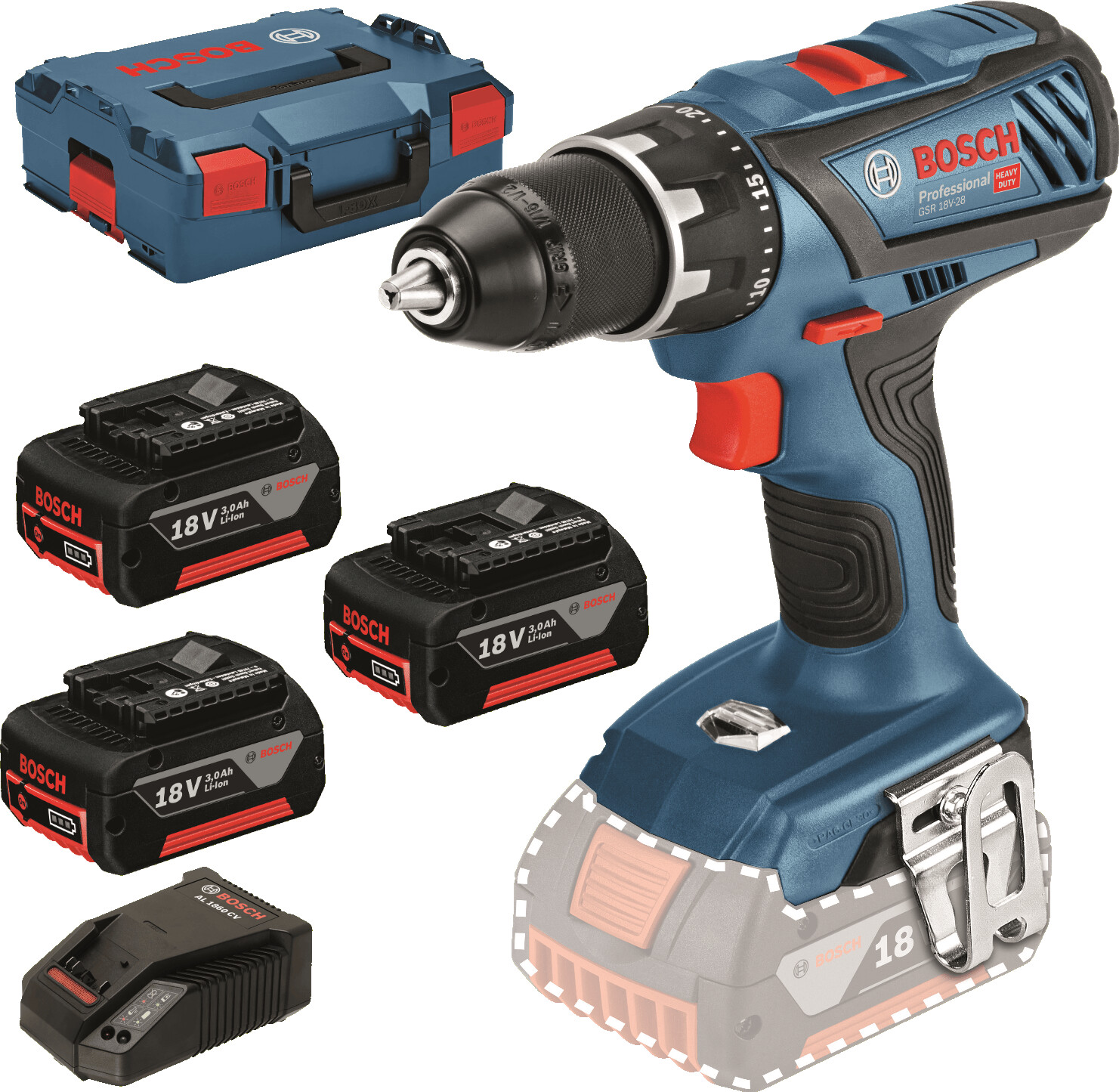 Buy Bosch GSR 18V-28 Professional from £81.55 (Today) – Best Deals on