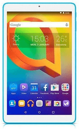 Alcatel-Lucent A3 10 bleu/blanc