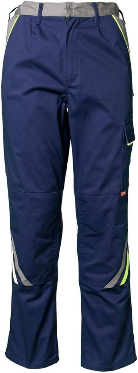 Planam Visline Trousers marine/yellow/zinc