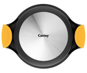 Castey M71741 Cacerola baja yellow 24 cm con tapa