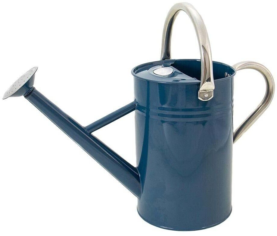 Gardman Arrosoir acier galvanisé 4,5 L bleu canard
