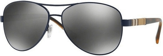 Burberry BE3080 12346G (matte blue/grey mirror silver)