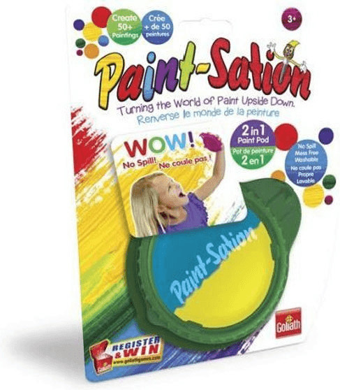 Goliath Pot de peinture Paint sation - jaune et bleu