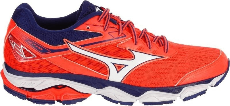 Mizuno Wave Ultima 9 Women fiery coral/white/blue print