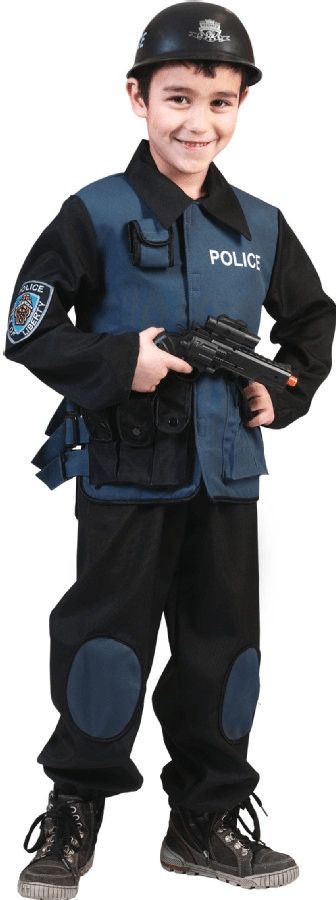 Funny Fashion Special Forces Police Child Costume (403119)