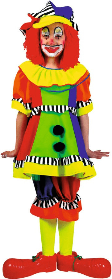 Funny Fashion Clown Olivia Child Costume (406062)