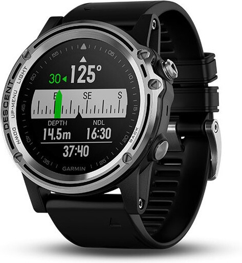 Garmin Descent MK1 Silver Sapphire with Black Band