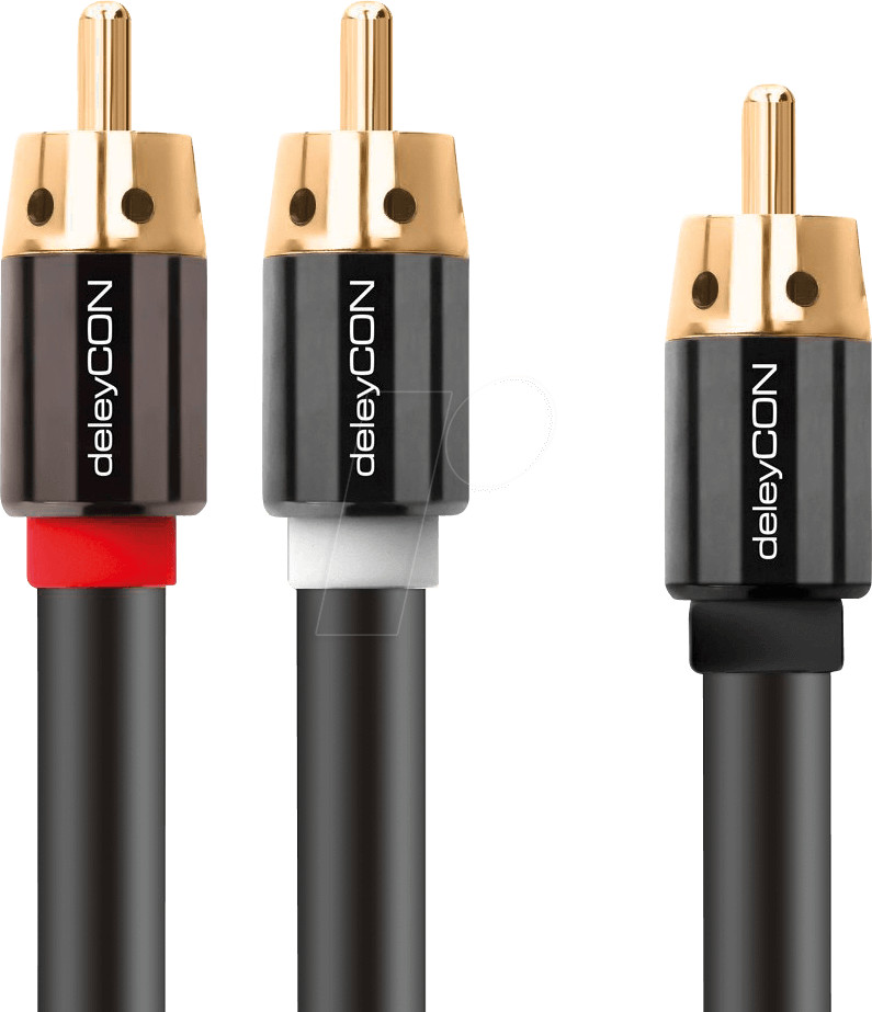 deleyCON Cinch RCA-Y 5m