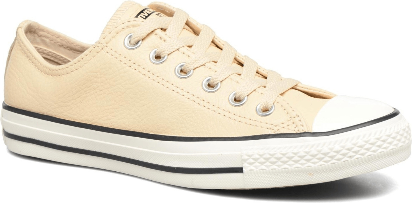 Converse Chuck Taylor All Star Tumbled Leather Ox - light twine/light twine/egret