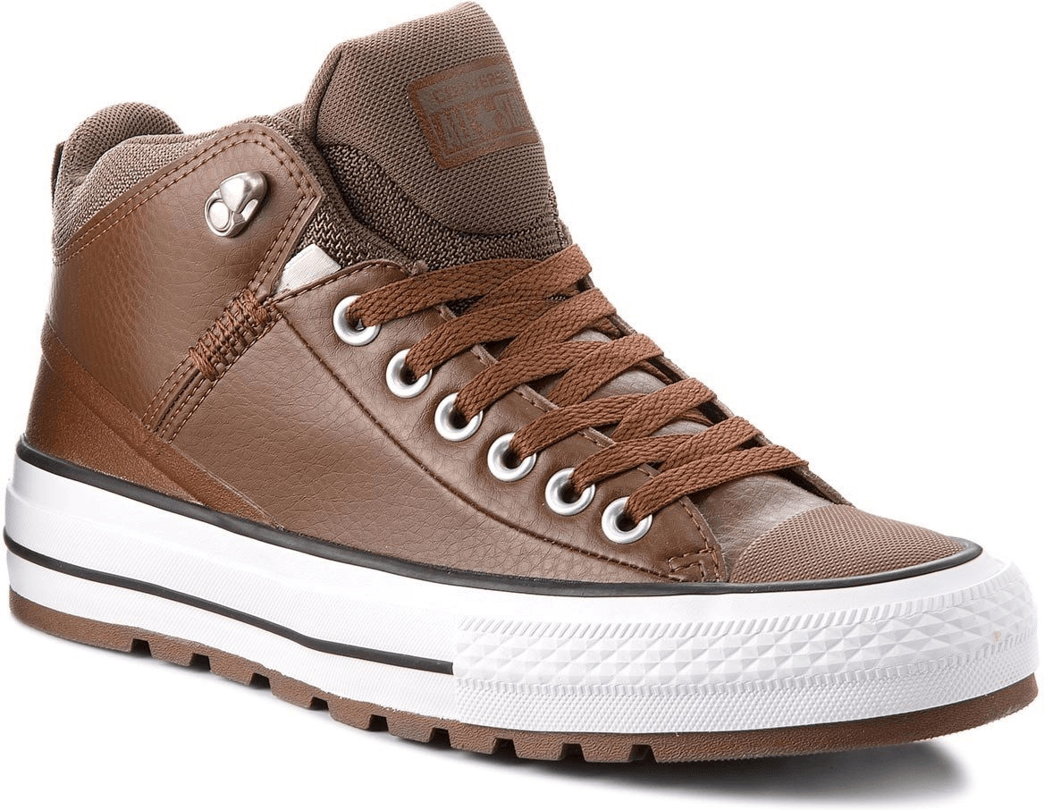 converse mid street leather