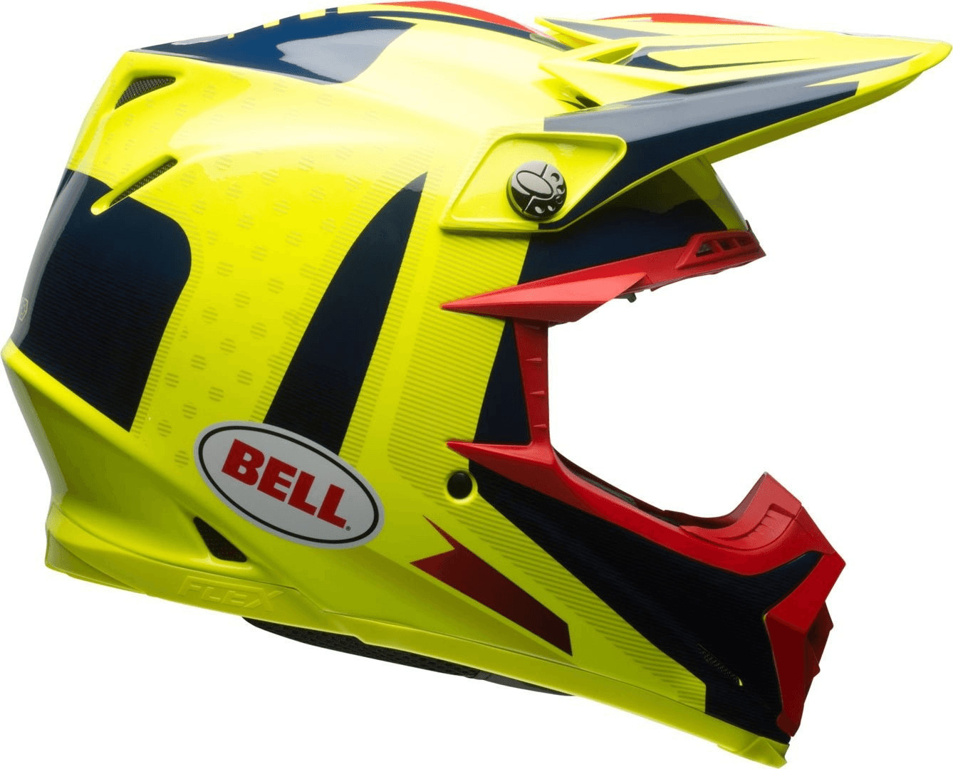Bell Moto-9 Carbon Flex Vice blue/yellow