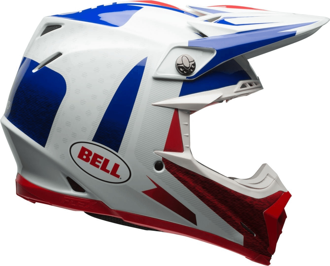 Bell Moto-9 Carbon Flex Vice blue/red/white
