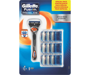 Gillette Fusion + bei ab 50,30 Wechselklingen 9 Flexball Preisvergleich € ProGlide 
