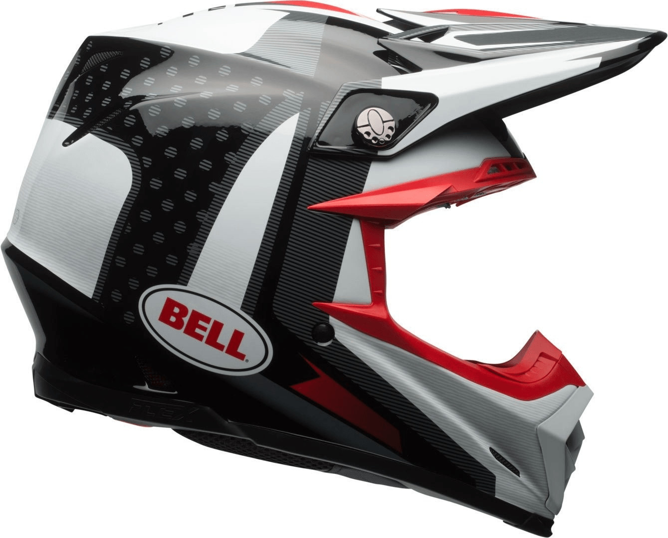 Bell Moto-9 Carbon Flex Vice black/white/red
