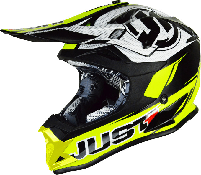 Just1racing J32 Pro RAVE neon jaune/noir