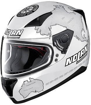 Nolan N60-5 Gemini Checa blanc