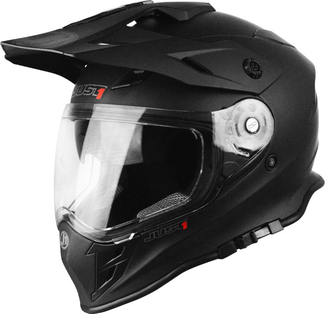 Just1racing J34 Adventure SOLID black matt