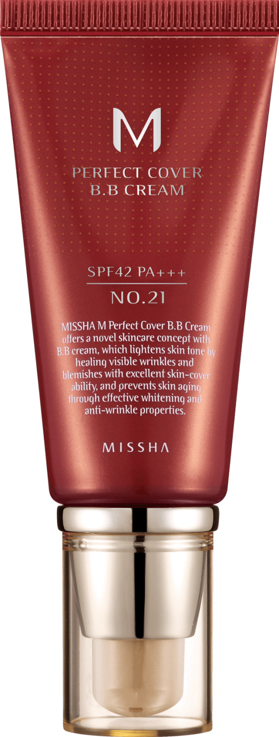 Missha M Perfect Cover BB Cream - 21 Light Beige (50ml)