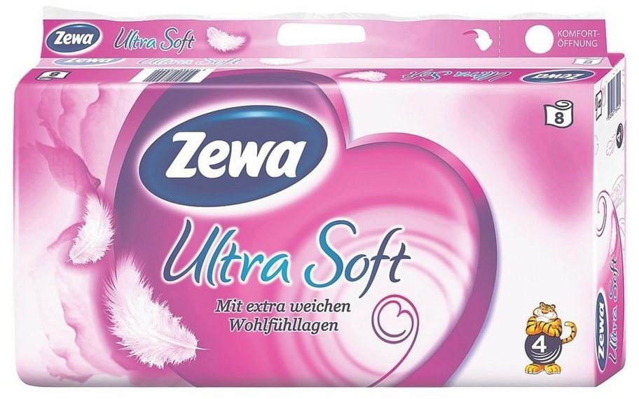 Zewa Ultra Soft 4-ply (8 pcs.)