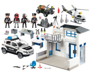 Playmobil City Action Polizeistation 9372 Ab 58 00 Preisvergleich Bei Idealo At Ein verdächtiger quadfahrer nähert sich dem hauptquartier mit einer dynamitstange. playmobil city action polizeistation