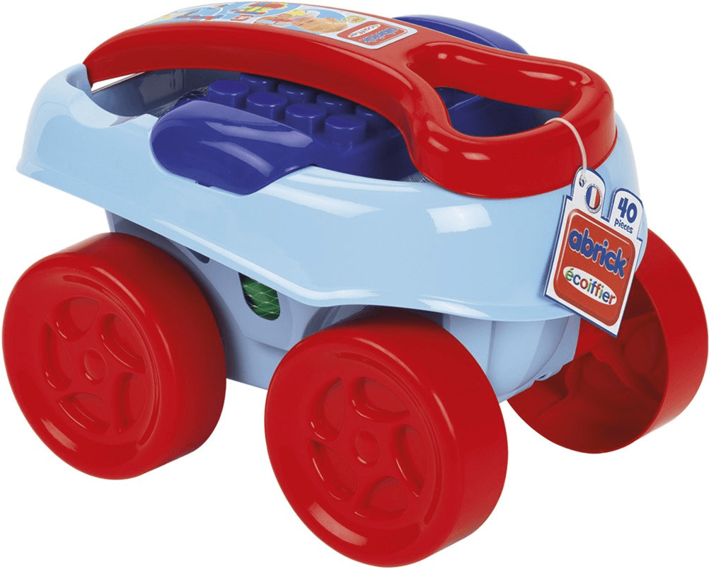 Ecoiffier Chariot Abrick 40 pièces bleu