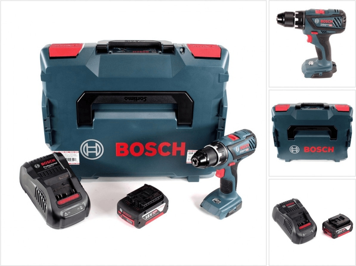 Bosch GSR 18V-28 (1 x 6,0 Ah + chargeur rapide) avec L-Boxx