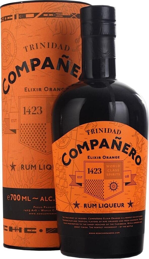 1423 World Class Spirits Companero Trinidad Ron Elixir Orange 0,7l 40%