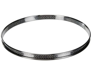 Cercle à Tarte Rond En Inox Perforé De Buyer 24 Cm - AIR SYSTEM Pour Cuisson Parfaite Et Croustillante