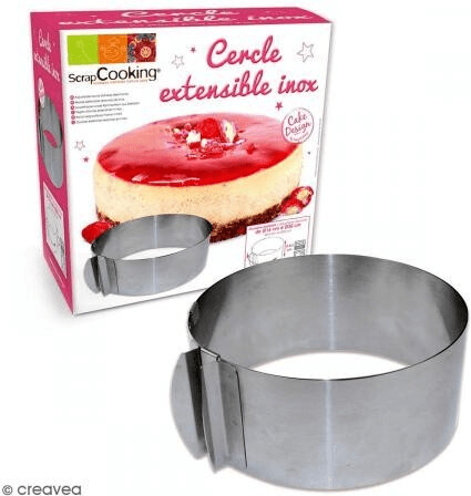 ScrapCooking Cercle à pâtisserie extensible