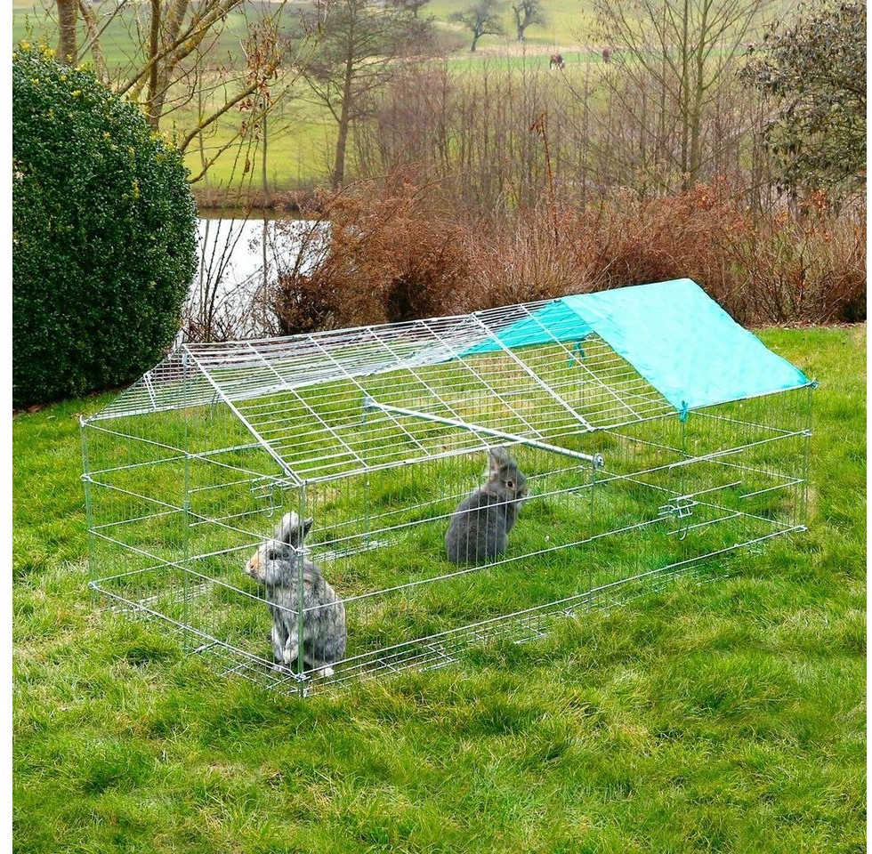 Kerbl Enclos extérieur pour rongeur avec dispositif anti-fugue 180 x 90 x 75 cm (81712)