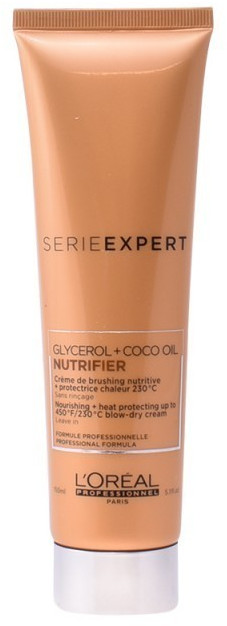 L'Oréal Serie Expert Nutrifier Glycerol + Coco Oil Blow-Dry Cream (150ml)