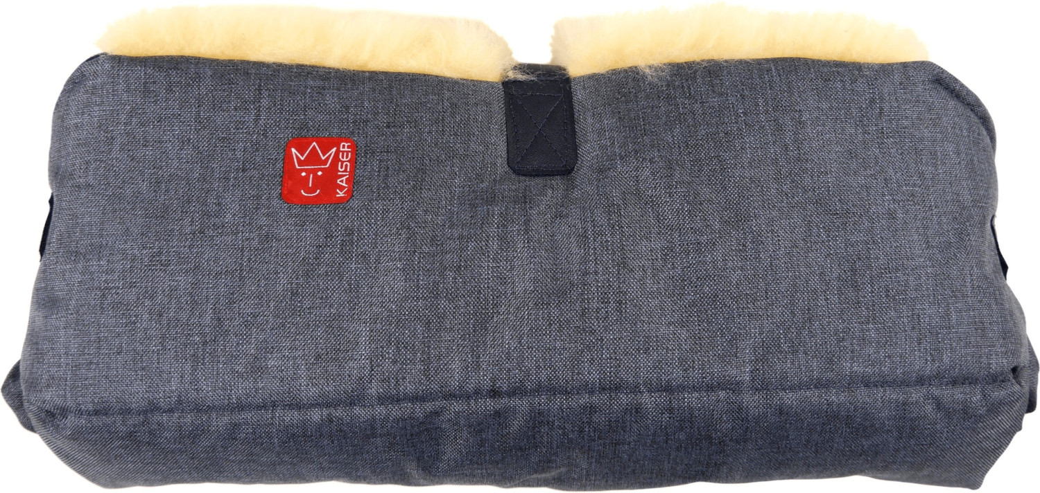 Kaiser Big Double Handmuff - marine/melange