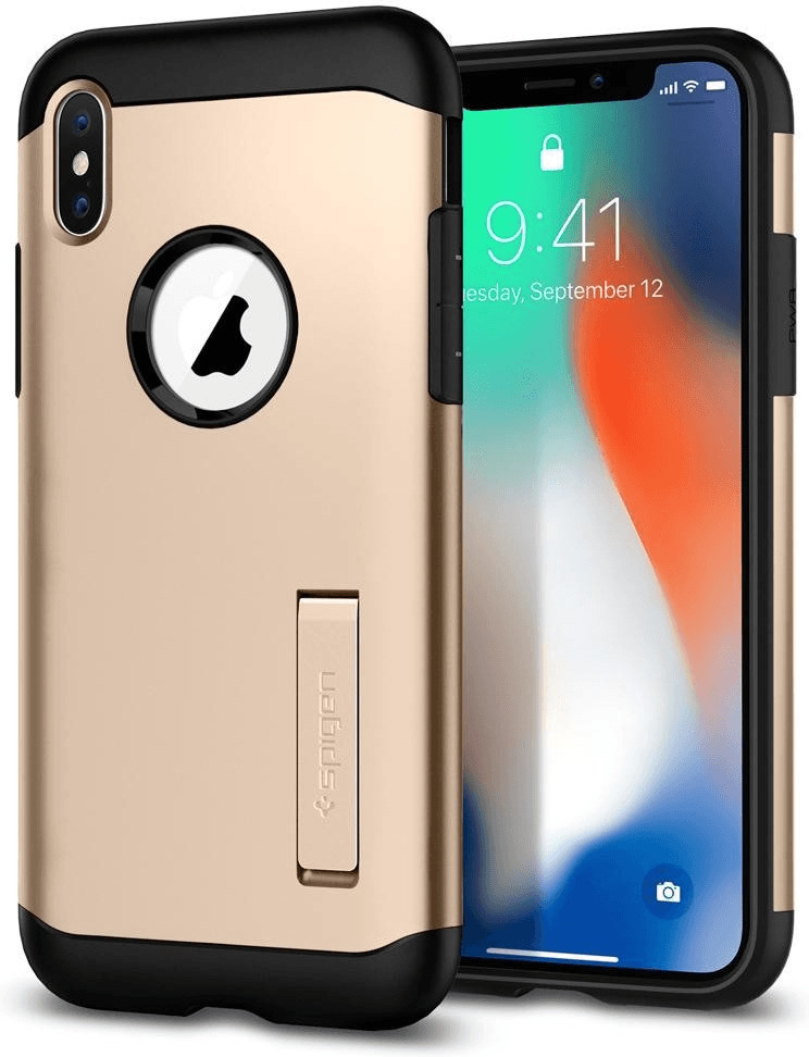 Spigen Coque Slim Armor (iPhone X) champagne