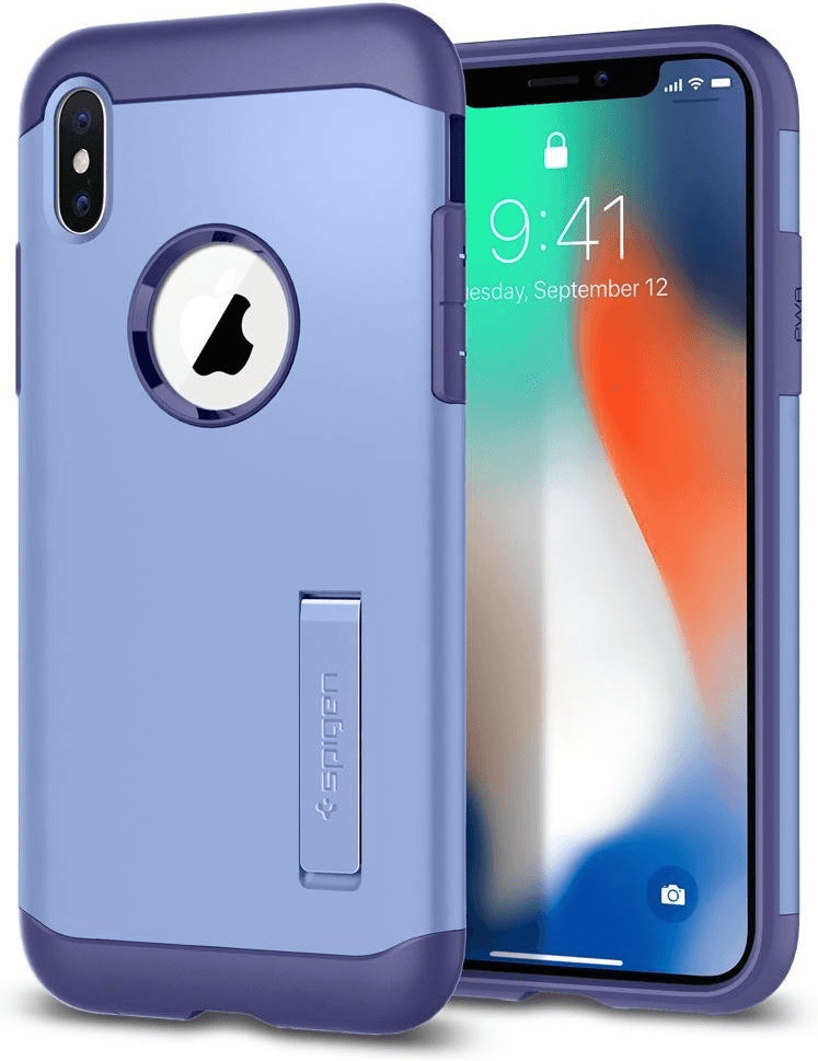 Spigen Coque Slim Armor (iPhone X) violet