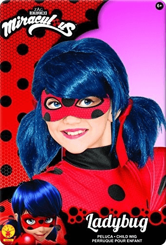 Miraculous-Perruque Ladybug Rubie S : King Jouet, Accessoires déguisements  Rubie S - Fêtes, déco & mode enfants