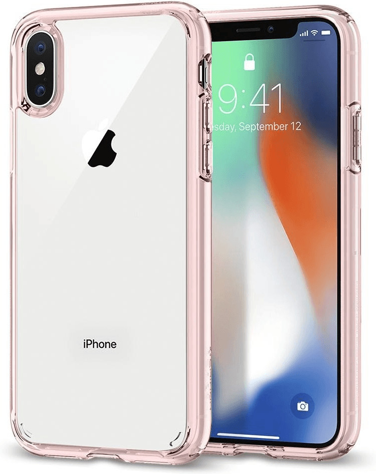 Spigen Case Ultra Hybrid (iPhone X) Rose Crystal