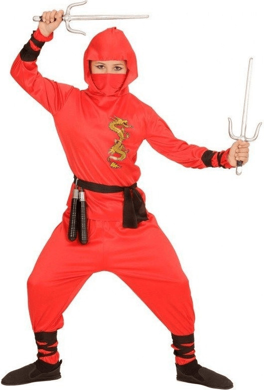 Widmann Red Dragon Ninja Child Costume