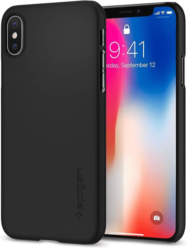 Spigen Case Thin Fit (iPhone X) Matte Black