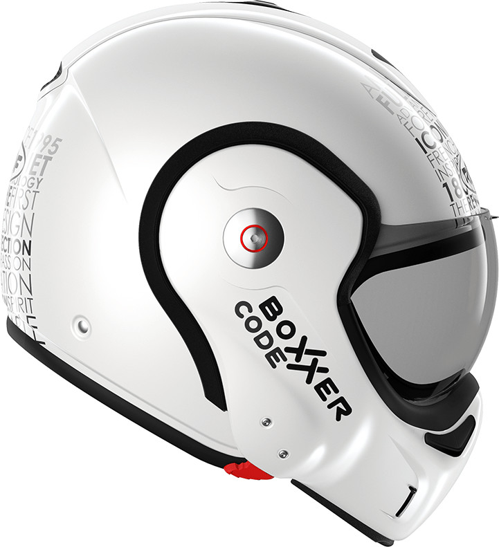 Roof RO9  Boxxer Carbon blanc nacre/noir
