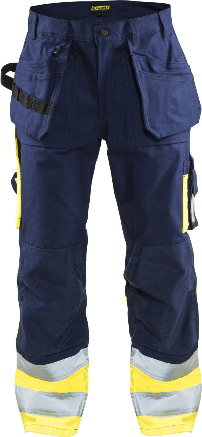 Blakläder High Vis Trousers (15291860) navy blue/yellow