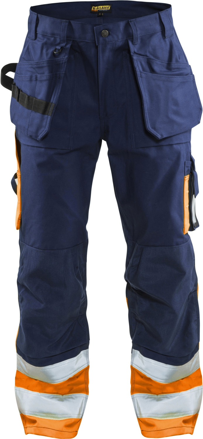 Blakläder High Vis Trousers (15291860) navy blue/orange