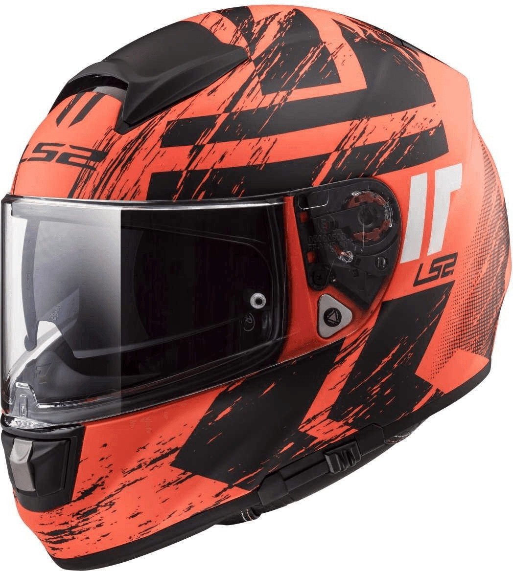 LS2 FF397 Vector Evo Hunter noir/orange