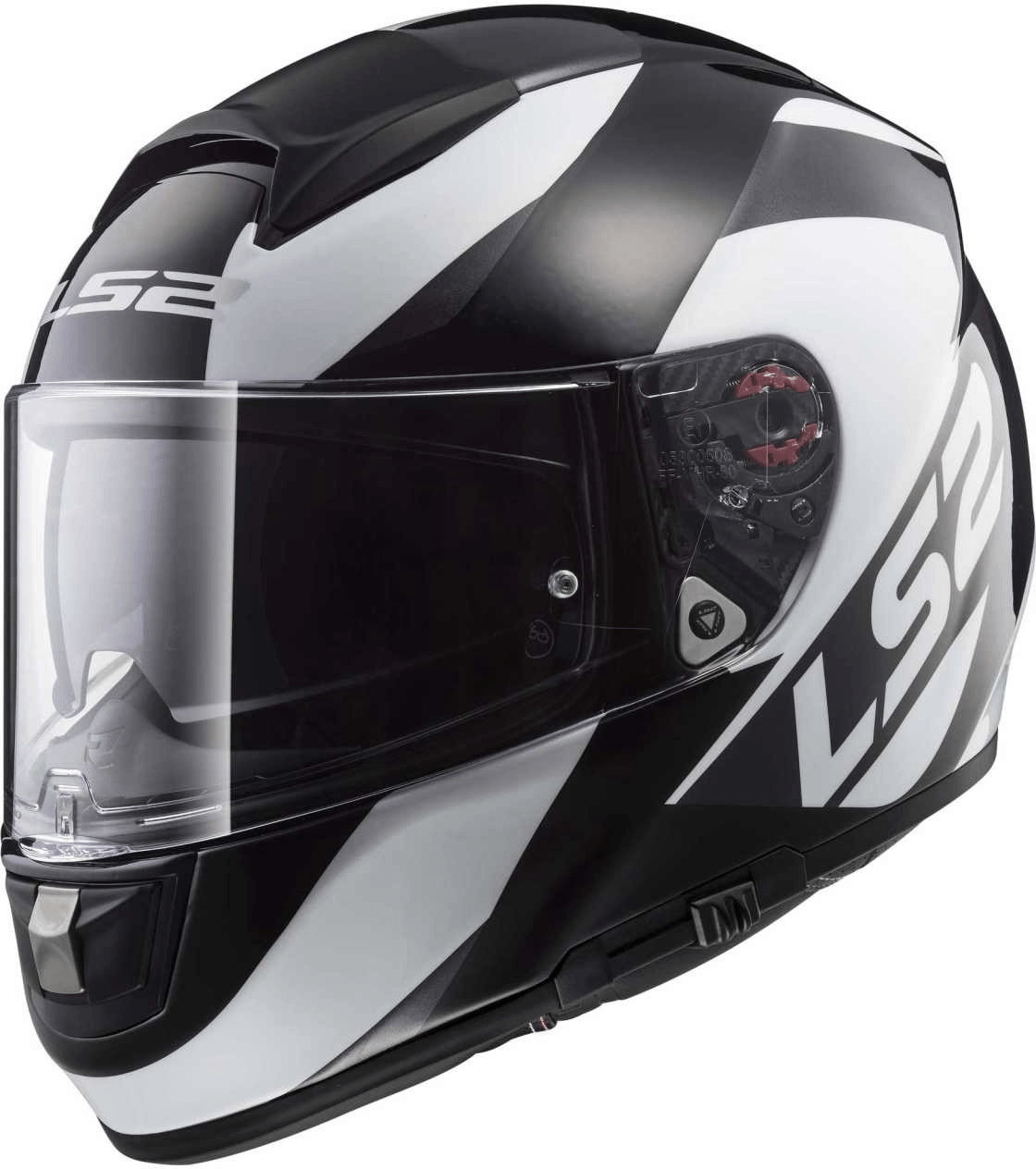 LS2 FF397 Vector Evo Wavy noir/blanc