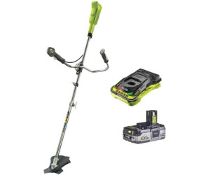 Ryobi Pack RYOBI débroussailleuse 18V OnePlus OBC1820B - 1 batterie 5.0Ah -  1 chargeur 2.0Ah RC18120-150 pas cher 
