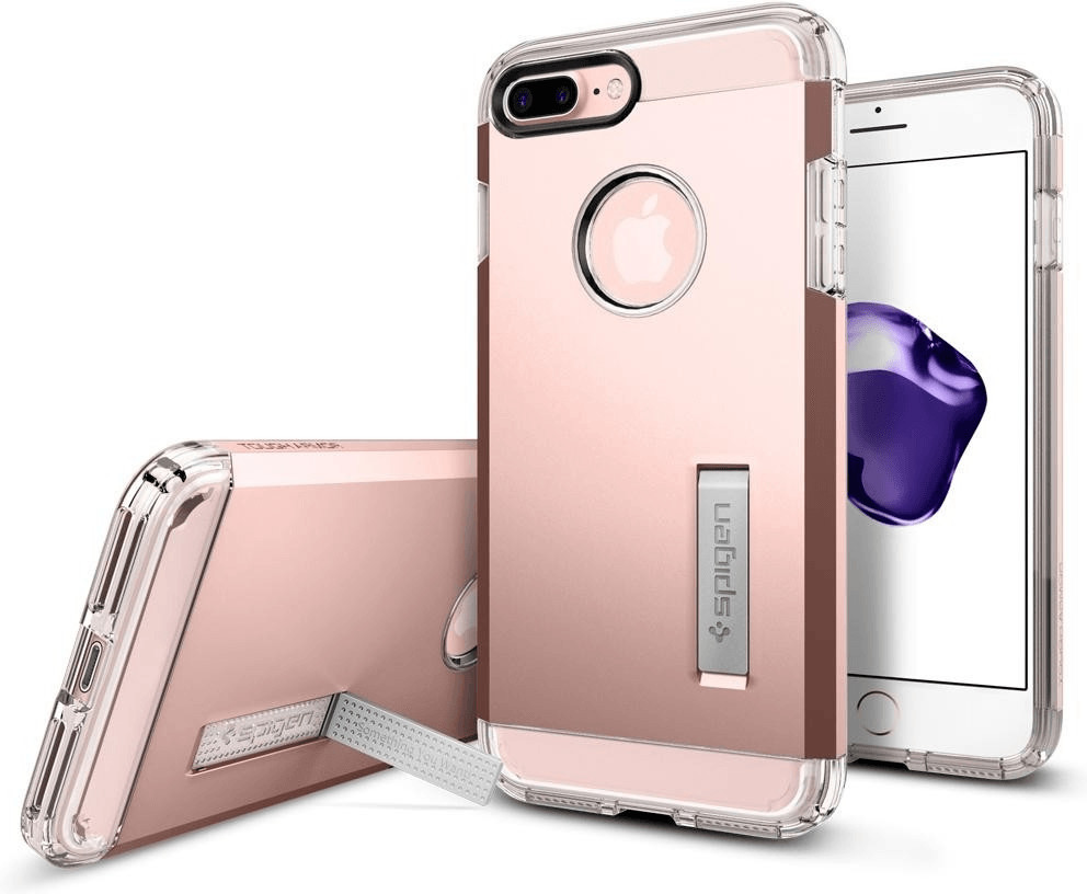 Spigen Coque Tough Armor (iPhone 7 Plus) or rose