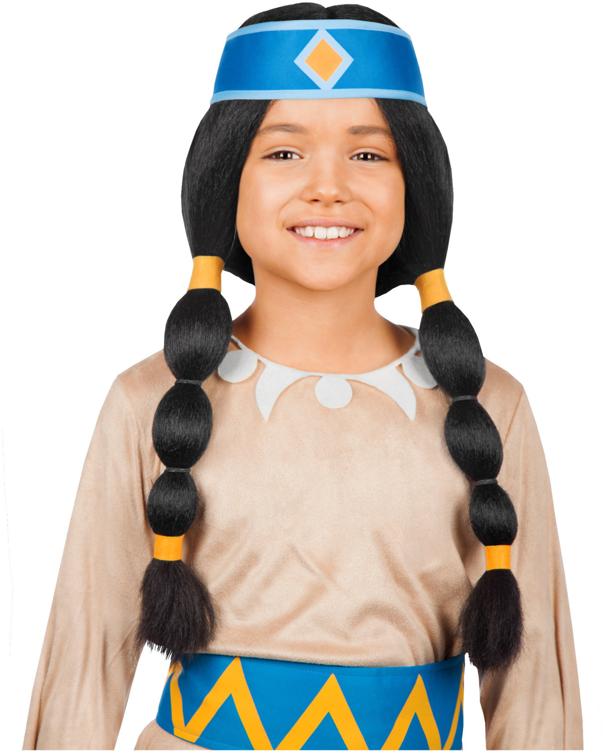 Maskworld Yakari Rainbow Wig for Girls