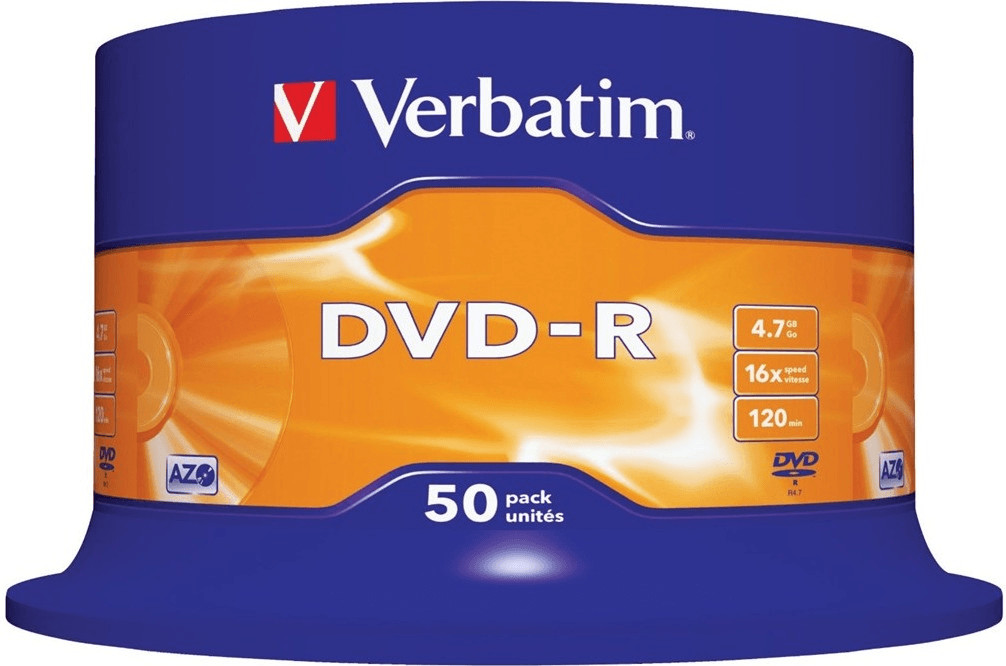 Verbatim DVD+RW 4.7GB - DVD+RW Matt Silver regrabables (10 Unidades)